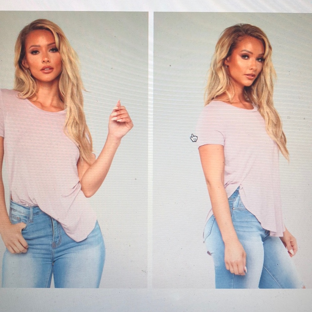 Crew Neck Top Mauve
